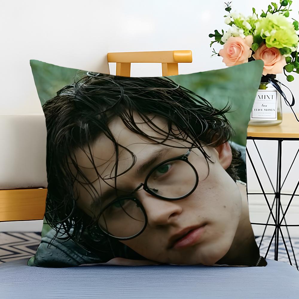 Fashion Pop Melancholic Singer DDavid Kushner Cushion Cover Washable Linen Pillowcase Soft for Sofa Bed Cozy Home Room Decor