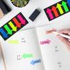 NUOBESTY 10Sets of Neon Page Marker Arrow Stickers Colored Index Tabs Flags Bookmarks Sticky Notes for Home Office Students