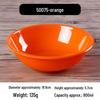 Commercial Melamine Imitation Porcelain Orange Soup Bowl, 10-Pack