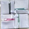 4 Pack Laundry Dissolving Bags Size 3.94 x 3.94 x 1.57 Inch Polyester Mesh