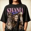 Shania Twain Merch T-skjorte Klassiske Design fra Shania Skjorte