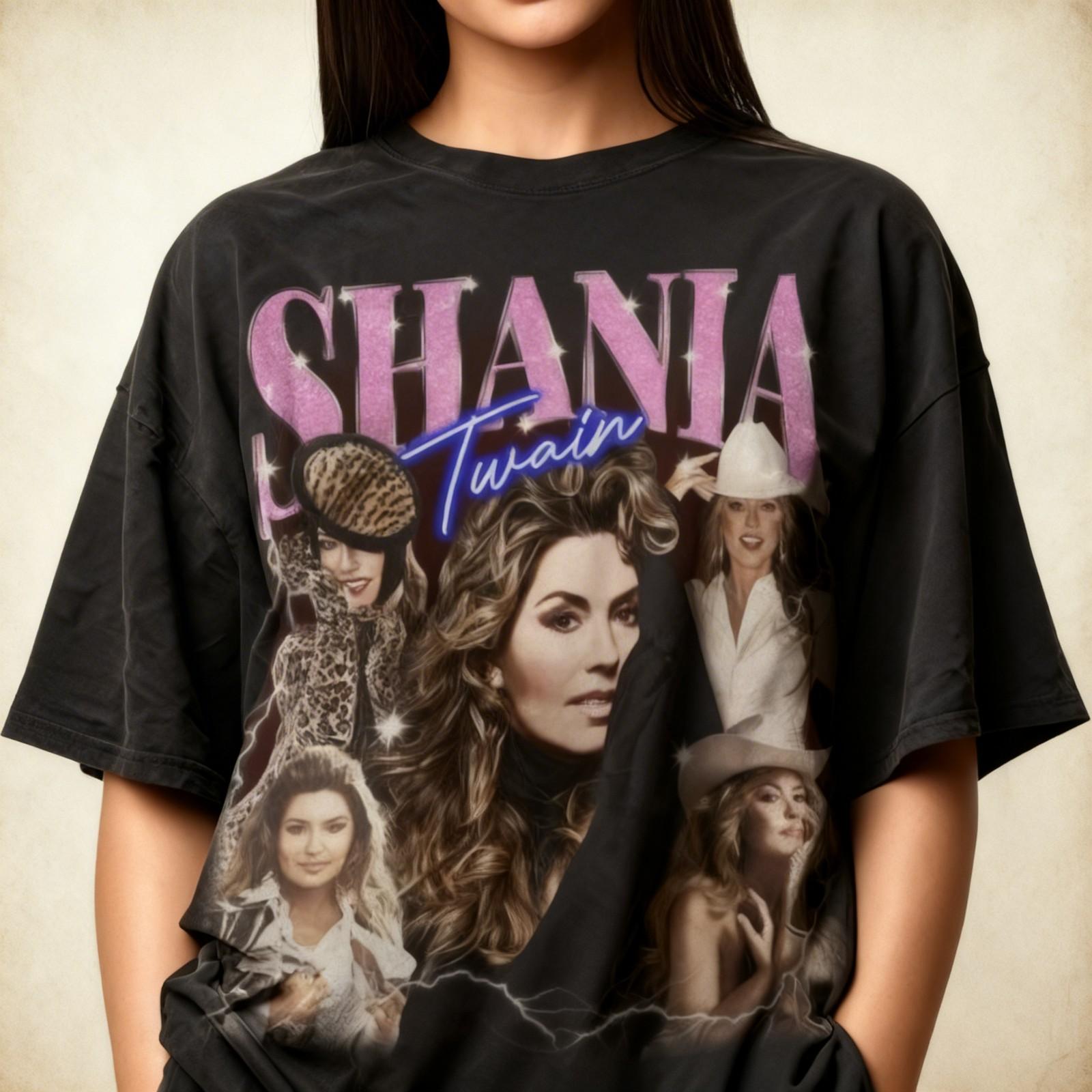 Shania Twain Merch T-Shirt Classic Designs from Shania Shirt XXXL
