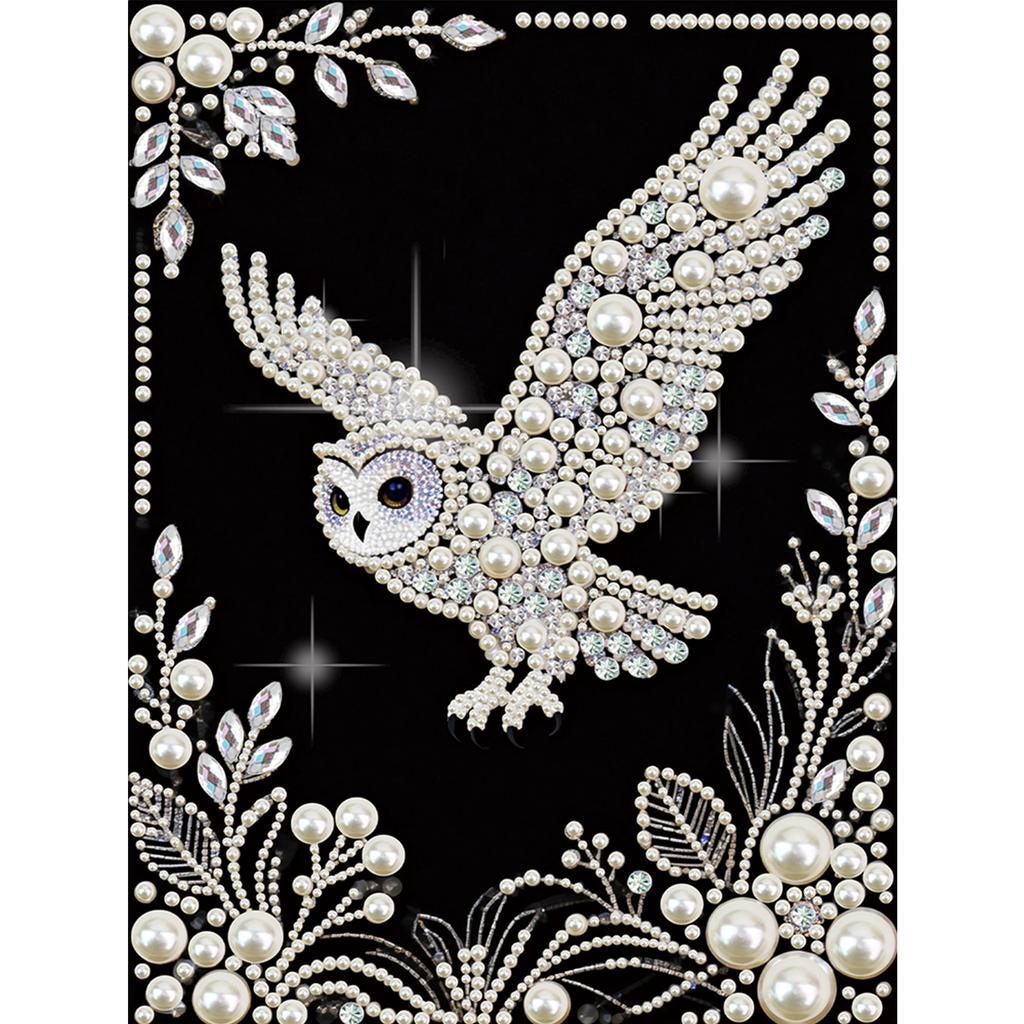 DIY Pearl Painting Kit for Adults Beginners Home Wall Decor Pearl Gem Paintings Picture Arts Craft 30x40cm Without Frame