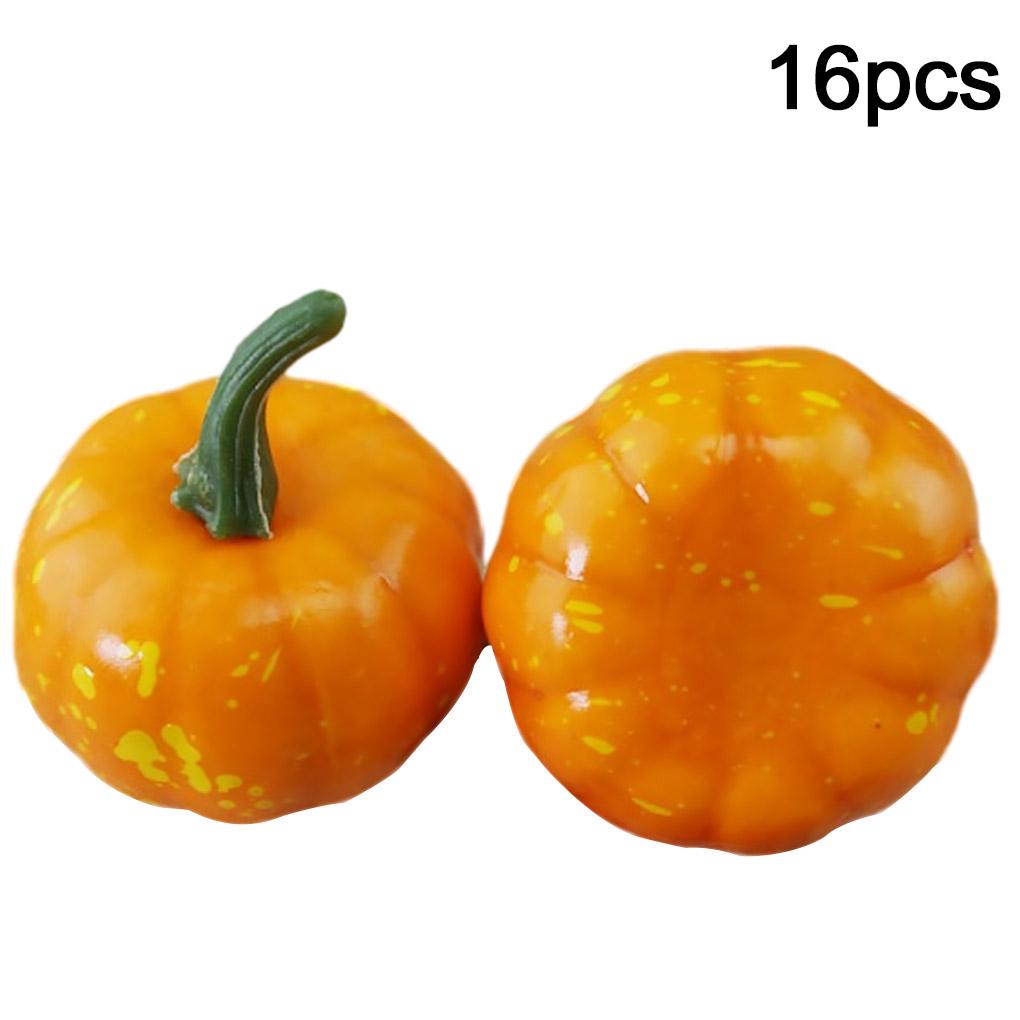 

Хэллоуин имитация тыквы маленькая пена мини DIY искусственная тыква домашний декор для вечеринки 16 шт 5.6x6.5cm