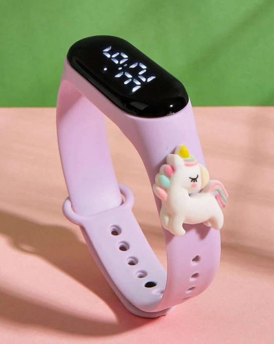 Children's LED Cartoon Sports Watch - Student Touch Electronic Timepiece.