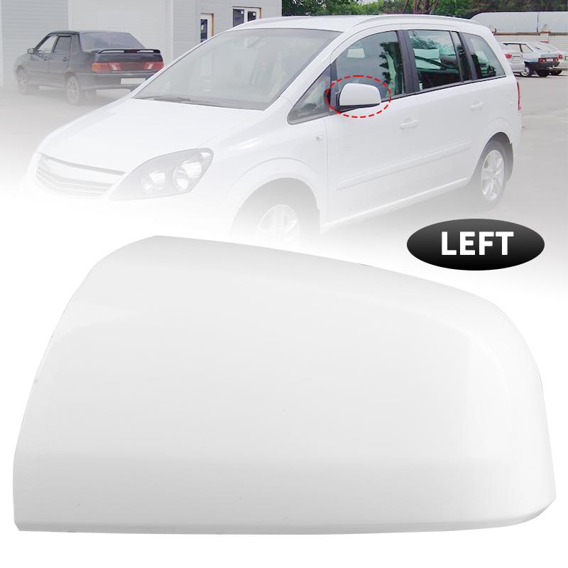 

Left Right Rearview Mirror Covers Door Side Wing Mirror Cover Cap For Vauxhall Zafira B MK2 2008 2009 2010 2011 2012 2013 2014 LH Primed white