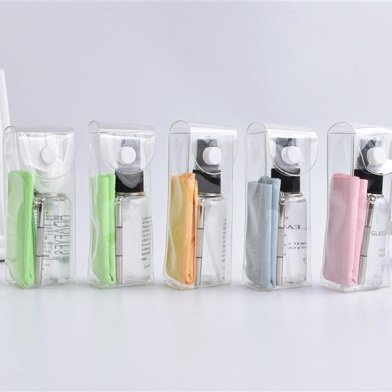 Spray Detergente per Lenti Occhiali Kit Pulizia Occhiali Rimuovi Graffi Strumento di Riparazione