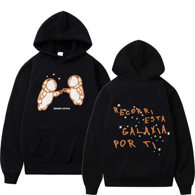 Bluza z kapturem z nadrukiem z trasy Ivana Cornejo Mirada 2024 dla mężczyzn i kobiet, codzienna moda, oversize, bluza z kapturem w stylu vintage Harajuku