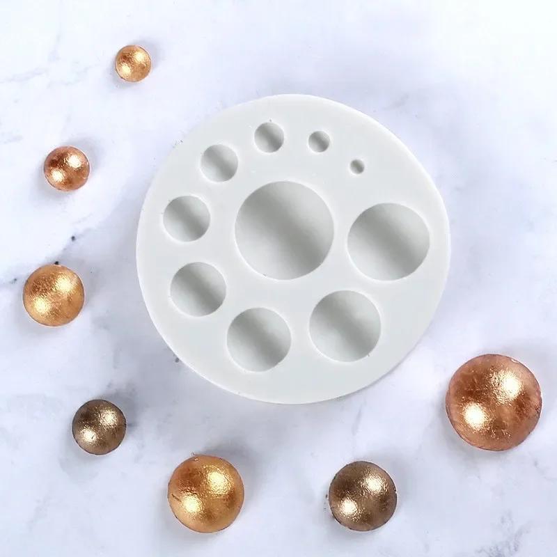Semi-Round Pearl Cake Mold, Semi-Round Ball Chocolate Cake Mold, Epoxy Mold, Baking Tools, Cake Decoration