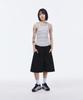 SCALLYWAG Side Big Logo Bermuda Sweat Shorts [Black]