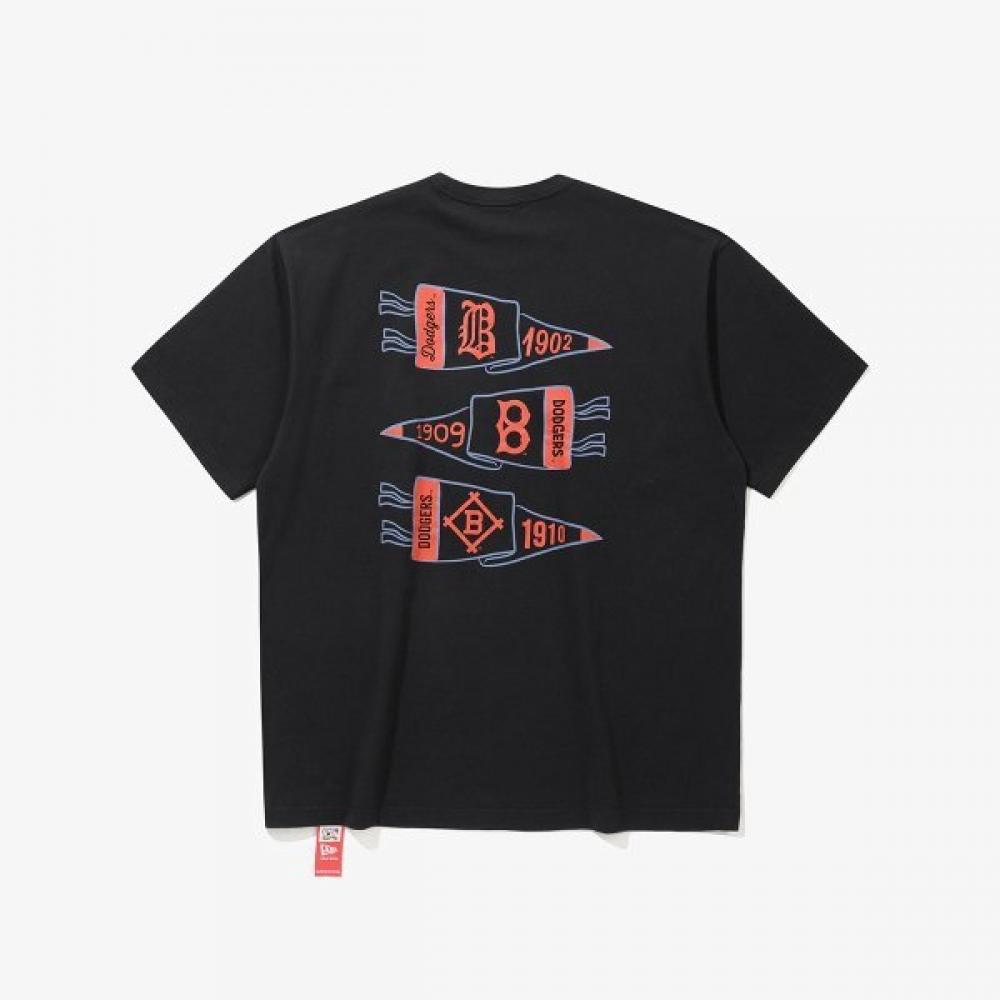 New Era Brooklyn Dodgers Flag T shirT Black 15147547