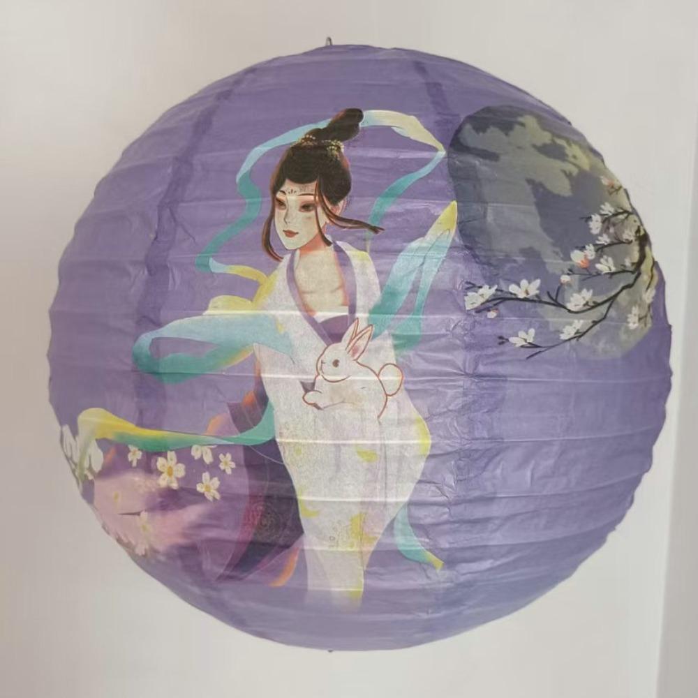 

Colorful Chinese Paper Lanterns Paper Festival DIY Lanterns Mid- Autumn Festival 9