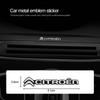 Mini Aluminum Car Logo Decorative Stickers For Citroen C3 C5 Aircross C5X C4 Cactus Picasso e-C3 e-C4 C1 C-Crosser C6 C2 Celysee