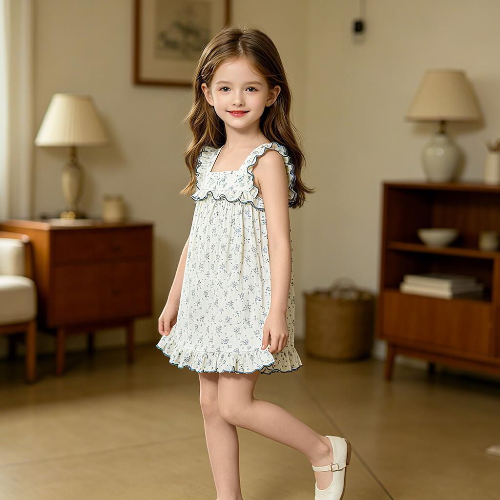 Girls' Sleepwear Summer New Style Suspender Dress
