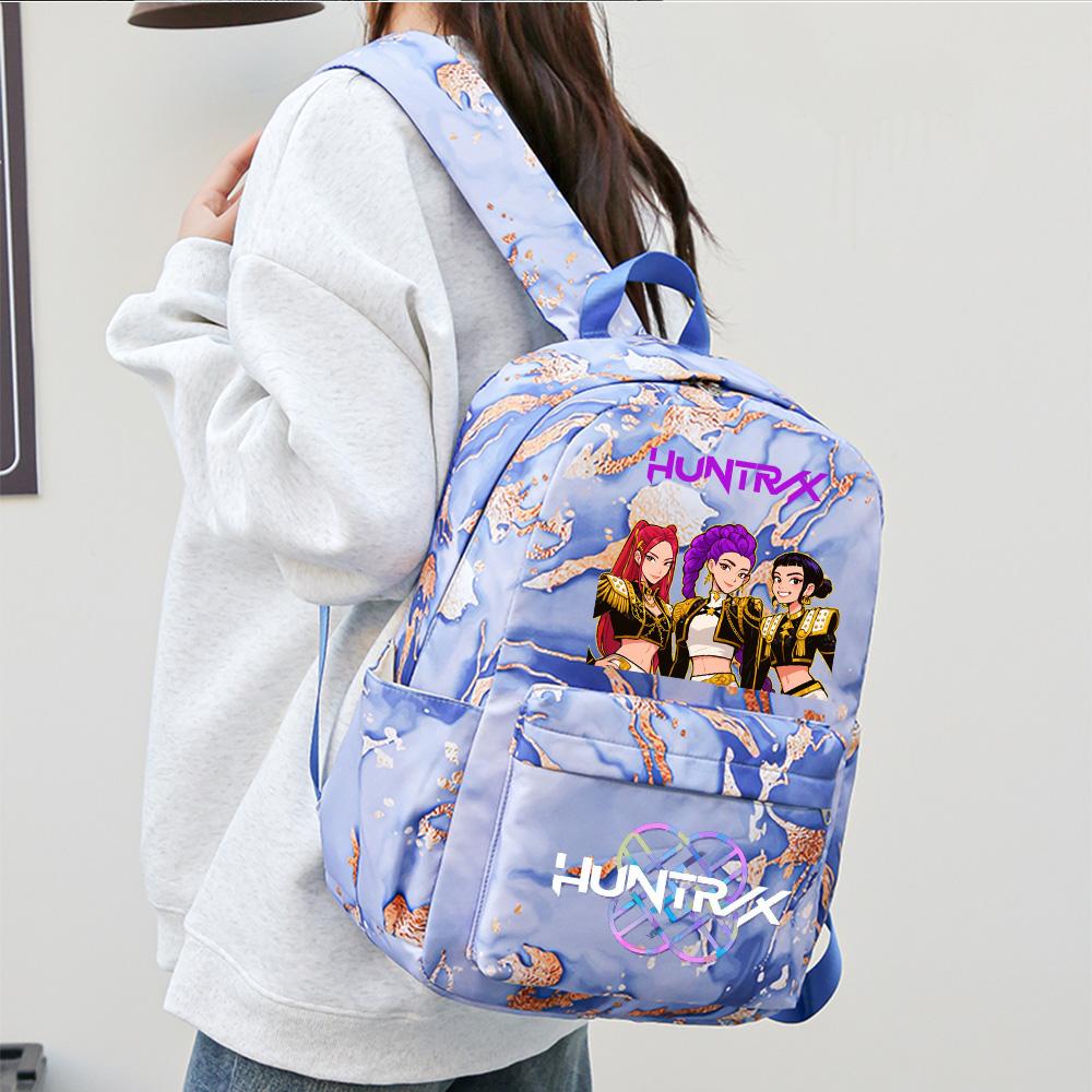 3Pcs/set Cartoon Kpop Printed Backpack with Handbag Pencil Case for Teenager Student Girl Boy Bookbag Schoolbag Women Large Capacity Travel Bag