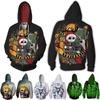 Before Nightmare Christmas Hoodies Sweater Zipper Mens Sweatshirt Jacket Coat