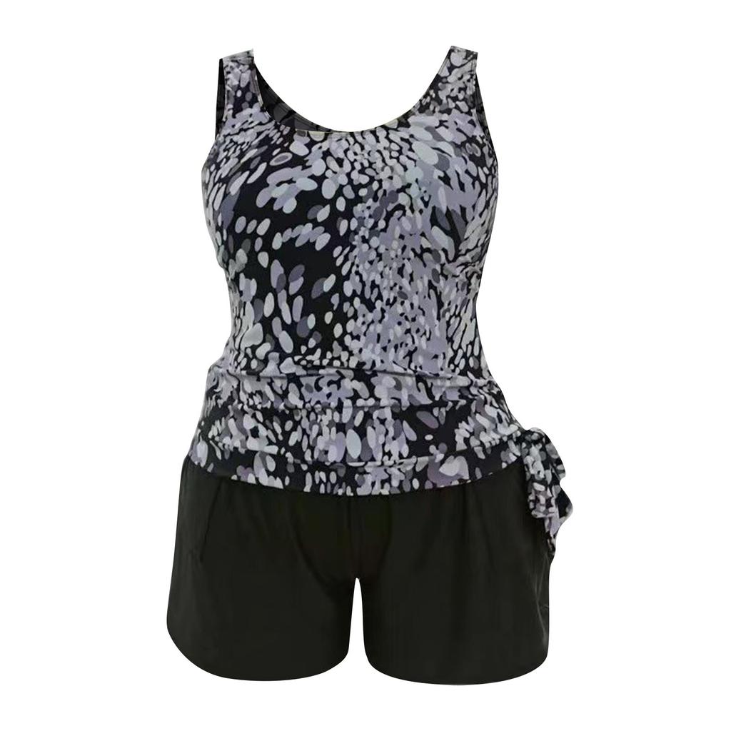Women's Swimsuit, Sexy Boxer Shorts, Bikini Split Body Belly Covering Swimsuit