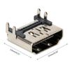 Replacement HDMI-compatible Adapter Plug Slim HDMI-compatible Port Socket Interface Connector for  4
