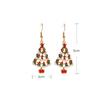 Christmas Tree Dangle Earrings Lightweight Holiday Jewelry Accessories for Seasonal Festive Wear Suitable for Various Occasions and Outfits
