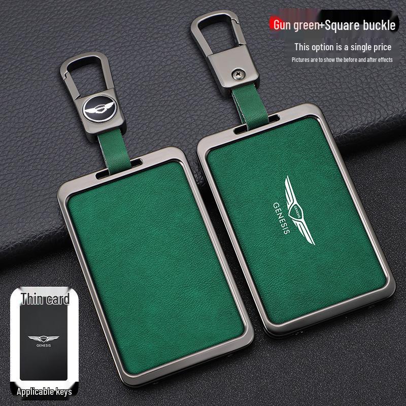 Genesis GV60/70/80 Key Case: High-End Men's Remote Bag & Buckle Shell