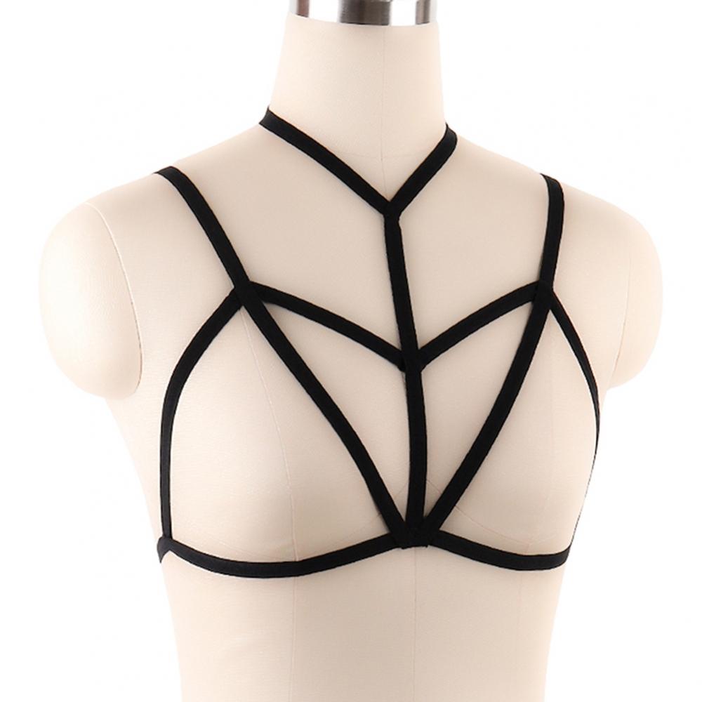 Bra Set Strap Bra Bondage Halloween Multicolor Harness