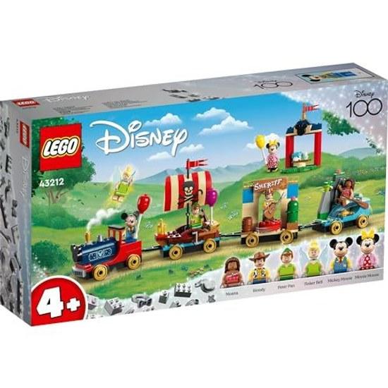 LEGO Disney Disneys Happy Train Toy Gift Birthday Block Educational Christmas Boys Girls Children 4 Years Old 5 6 Pretend Play Playhouse Goods 43212