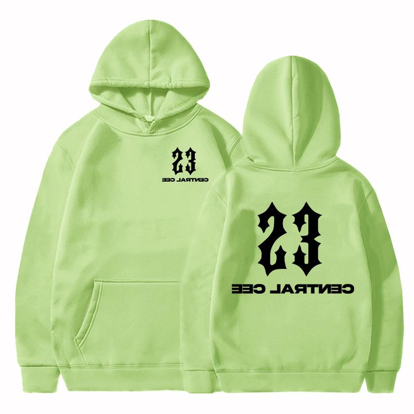 23 Central Cee Print Hoodies KAN GEEN GROOTSHEID GEHAST WORDEN Nieuw Album Sweatshirts 2025 Mode Hip Hop Streetwear Unisex Herenkleding