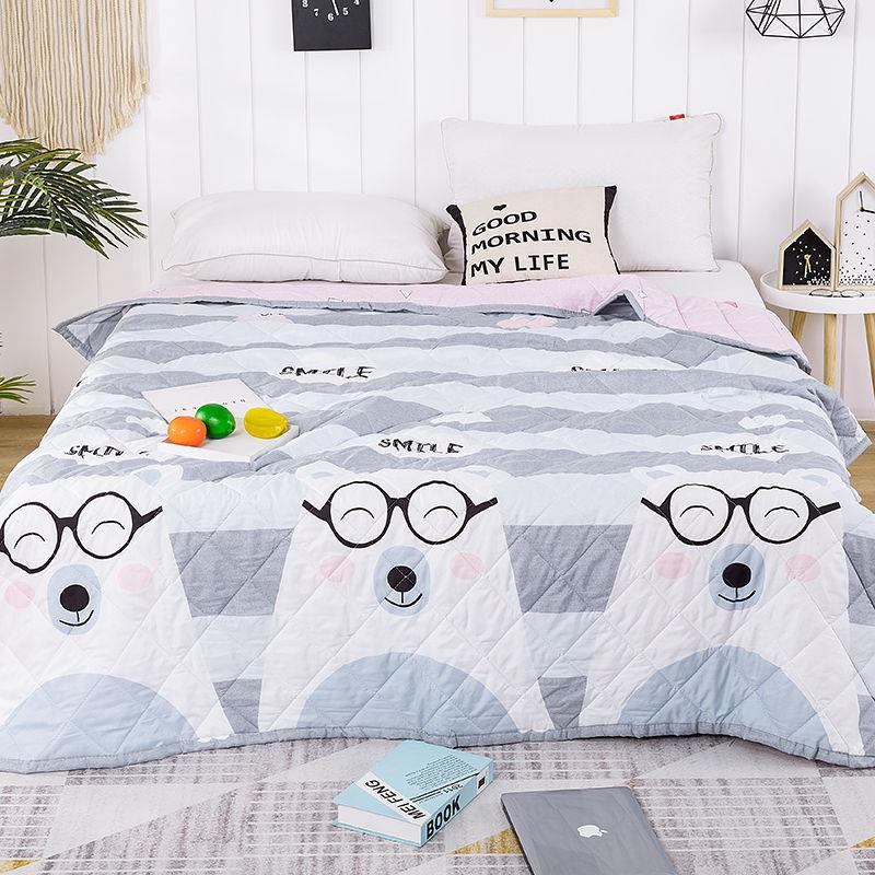 Summer Cool Quilt Air Conditioner Double Summer Children's Thin Quilt Spring and Autumn Quilt Core