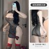 Fun Sexy Spice Girl Hollow Perspective Nightdress Breast Perspective Dress Fun Uniform Suit Female