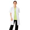 Nursery Daily Short Sleeve Comfortable with Front Size 9343101A Women's Doctor's Coat, Lightweight, Wrinkle-Resistant, Material, Pocket, Small, White,