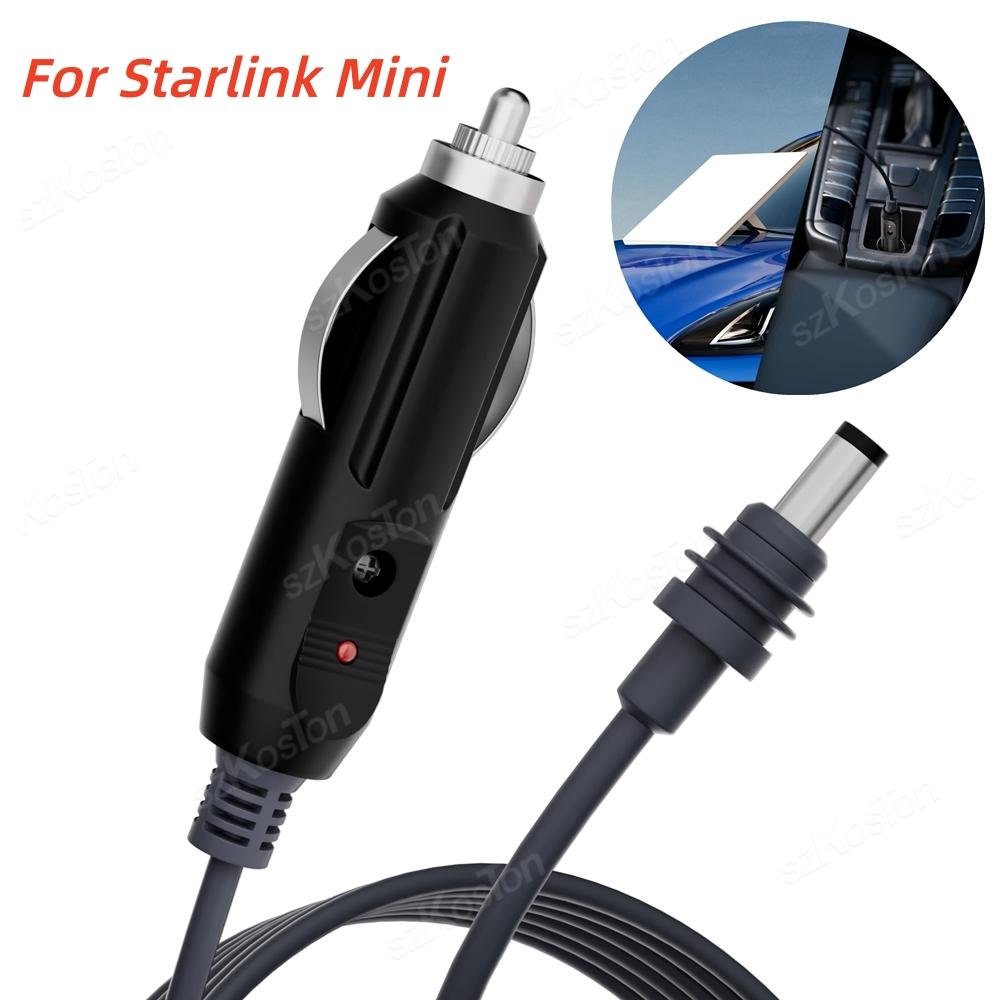 1m/1m/1m for Starlink Mini DC Charging Power Cable Cigaretter Adapter Power Cable Plug and Play Waterproof Accessories