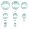 Scallop Edge Pastry Cutter, Stainless Steel Baking Ring Molds, For Cooking, Meat Shaping, Pudding, Easy Processing & Safe Use, Oven Safe Biscuit