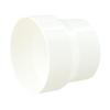 Plastic Pipe Adapter Exhaust Pipe Connector Kitchen Airflow Management Compact Space-Saving Design For Kitchen Ventilation