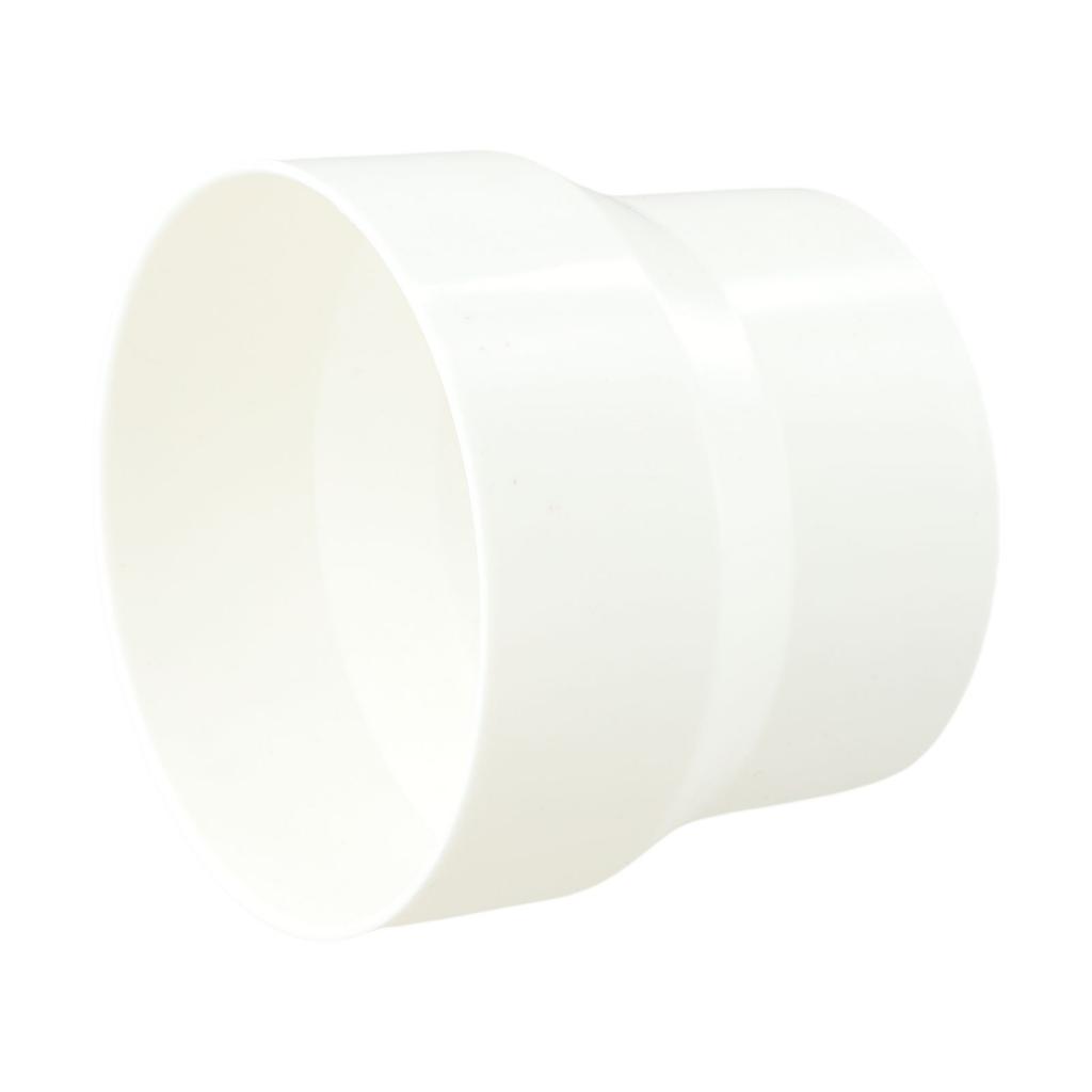 Plastic Pipe Adapter Exhaust Pipe Connector Kitchen Airflow Management Compact Space-Saving Design For Kitchen Ventilation