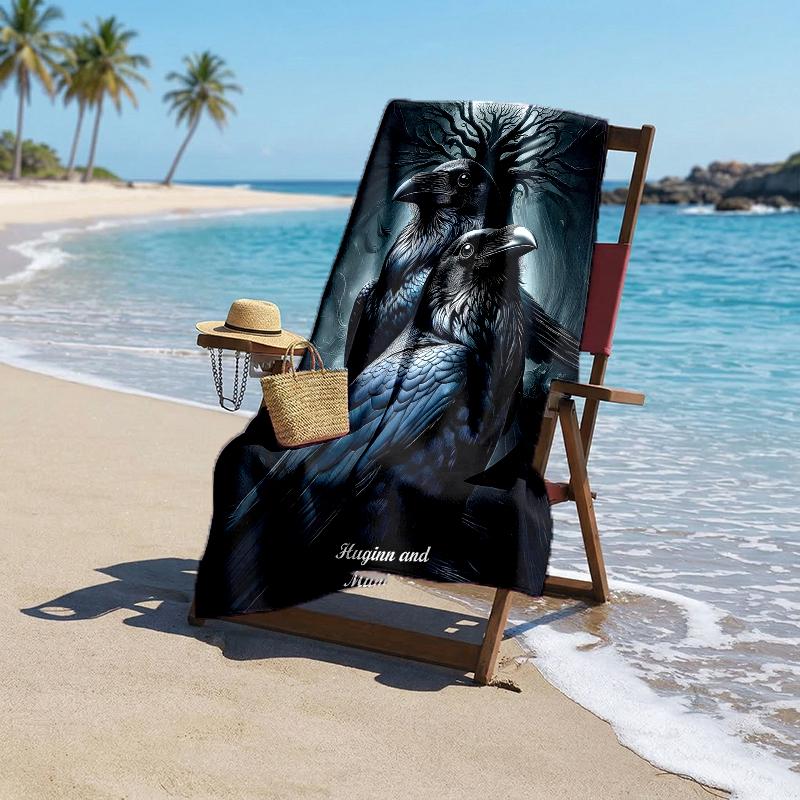 Vintage Artwork Fashion Beach Towel: Ideal for Summer Adventures Soft, absorbent and quick drying suitable for swimming and bathing