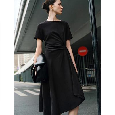 GIOVANNI VALENTINO Summer A-Line Short Sleeve Dress