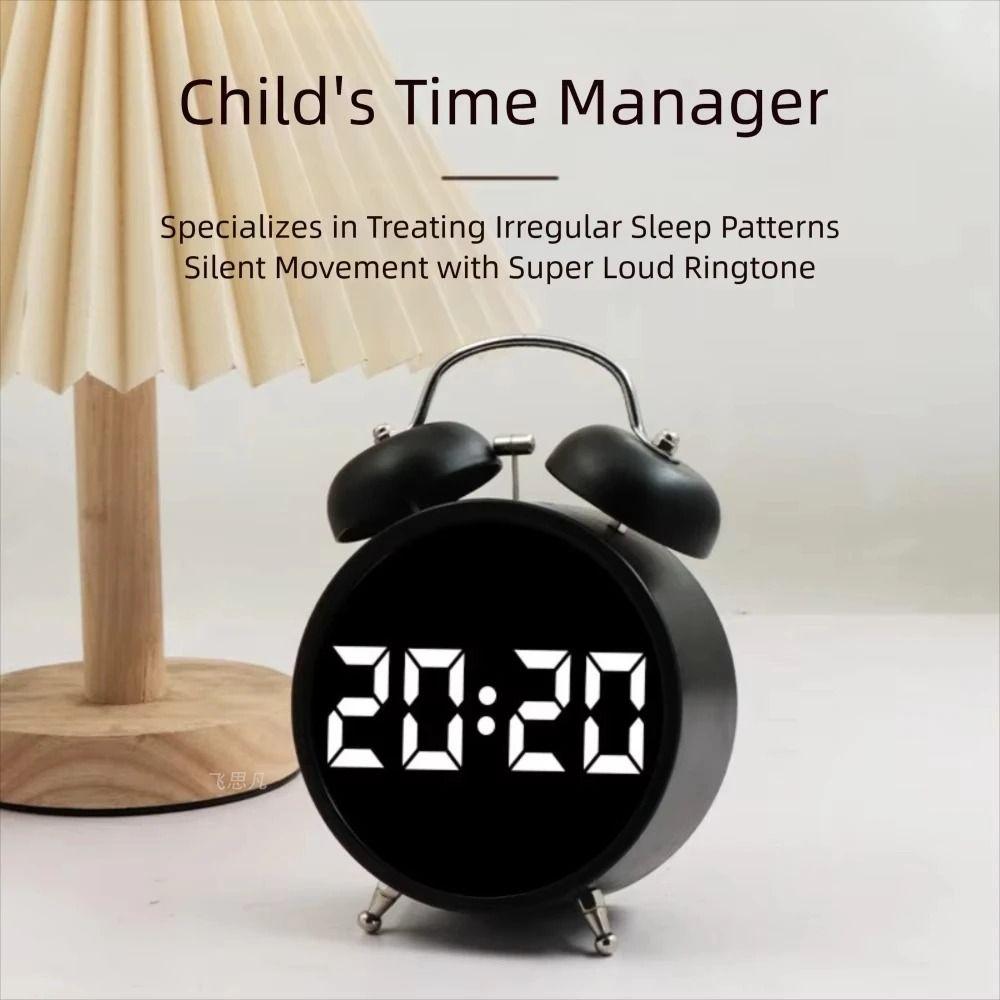Extra Large Sound Digital Display Clock Night Light Smart Alarm Clock  Student Special