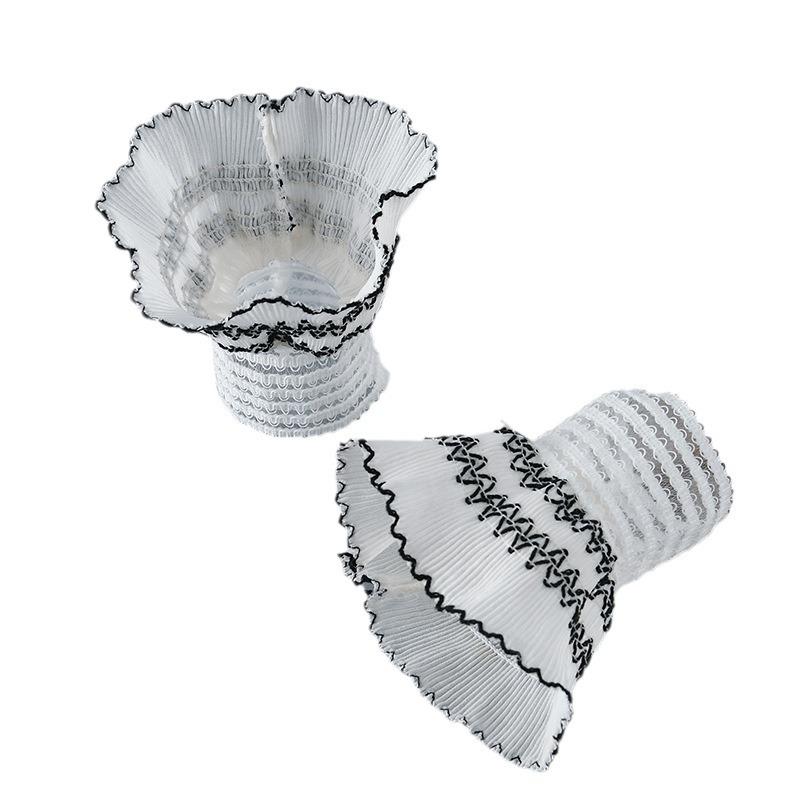 Girls Shirt Extender Fake Sleeved Cuffs for Womens Sweater Blouse Wrist Warmers Elastic Horn Cuff Decorative False Cuffs