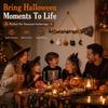 Beleuchteter Herbsthexenbesen Wandbehang mit LED-Laterne Kürbis Geist Glocke Rustikales Halloween-Ornament für Innen Außen Veranda Hof Party Dekoration