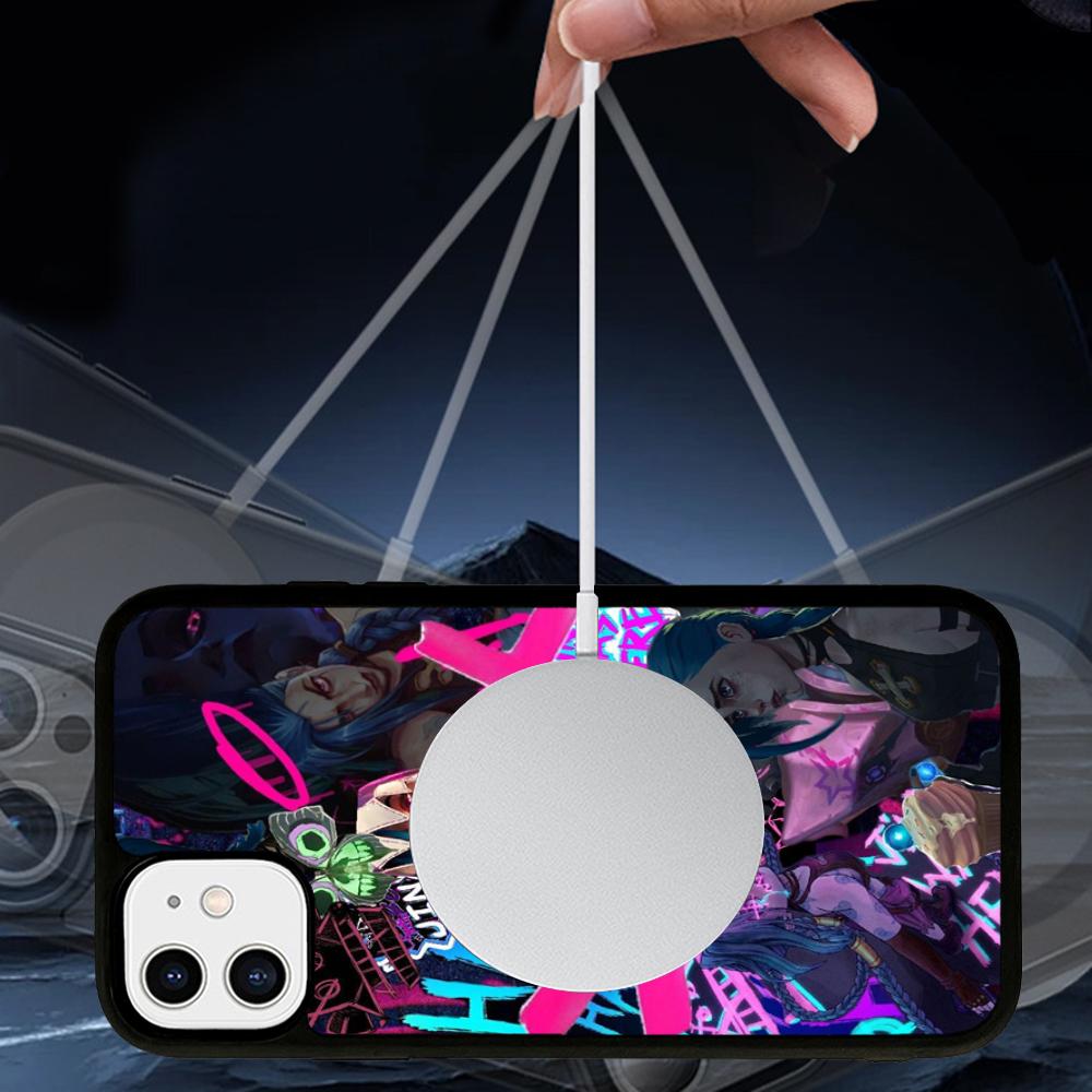 Arcane Phone Case Magnetic Case For IPhone 16 14 13 12 11 15 Pro Max Plus For Magsafe Wireless Charge Cover