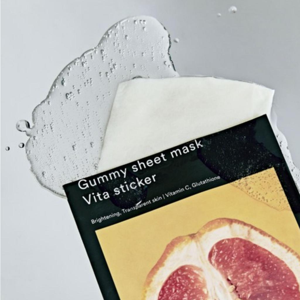 ABIB Gummy Sheet Mask Vita Sticker 27ml × 10 Sheets × 3 Packs (30 Sheets)