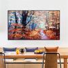 Autumn Landscape Aesthetic Wall Art Canvas Paintings Prints Modern Artwork Living Room Hanging Poster Pictures Home Decor No Frame