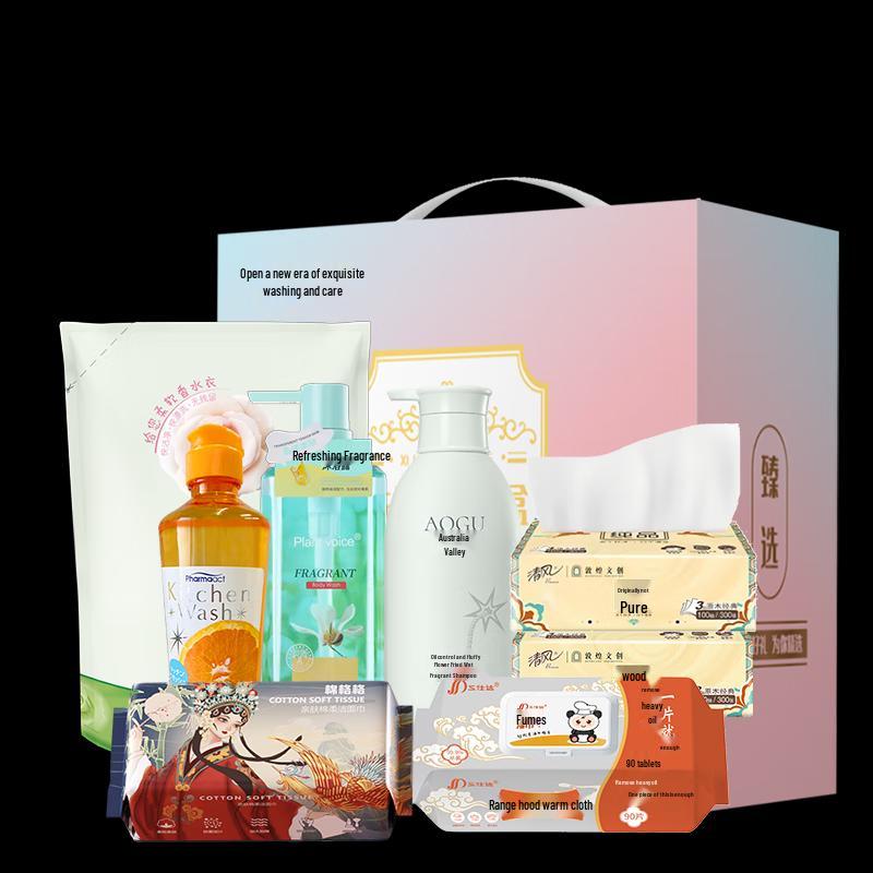 Adolph Gentle Breeze Hair & Body Care 8-piece Set