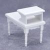 1:12 Dollhouse Miniature Double-Layer Coffee Table Side Table Living Room Furniture Home Model Decor Toy Doll House Accessories