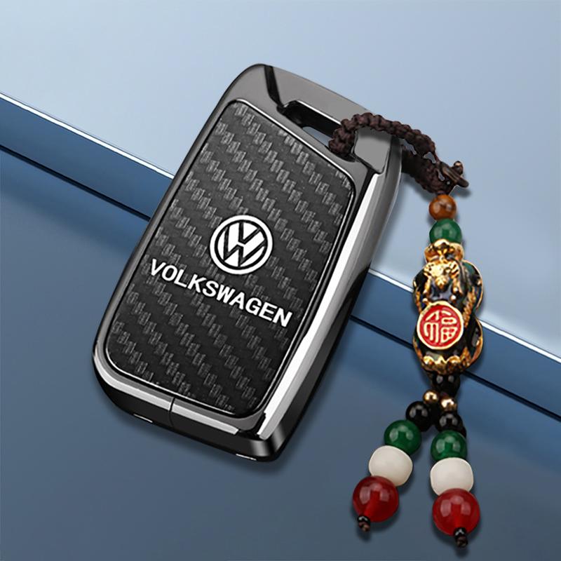 2026 Hot For VW VOLKSWAGEN Car Key Case Cover Bag For VW Volkseagen Passat B8 Magotan For Skoda Superb A7 Kodiaq Seat Key Protec