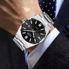 LIGE Men's Watches Steel Sports Fashion Original Quartz Watch for Man Waterproof Luminous Date Clock Reloj Hombre+Box