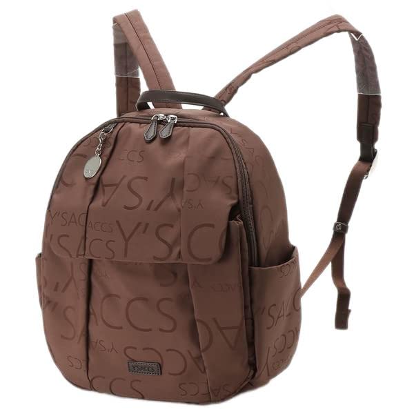 Backpack Logo Jacquard Backpack for Women Y710385 Brown [Isaac] (20)