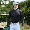 Men's PGM2026 Long Sleeve Golf Base Layer - High Stretch, Breathable Mesh 