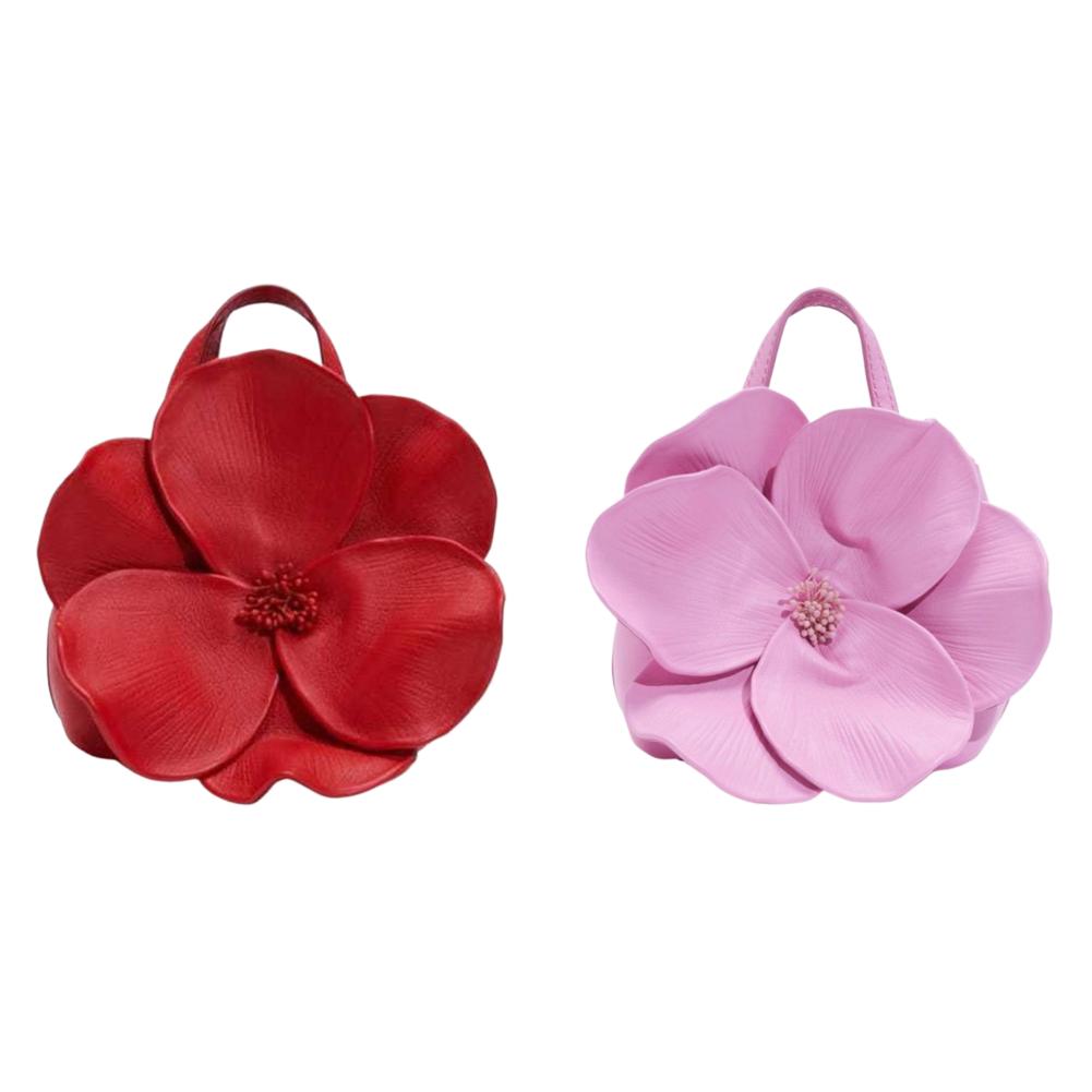 

- ARVALOLET Designer Mini-Geldbrse mit Blumenmuster, PU-Leder Handtasche, fr D