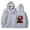 Japanese Animation Kamado Tanjirou Hoodies Women Men Long Sleeve Hooded Sweatshirts Unisex Y2K Street Fashion Clothing